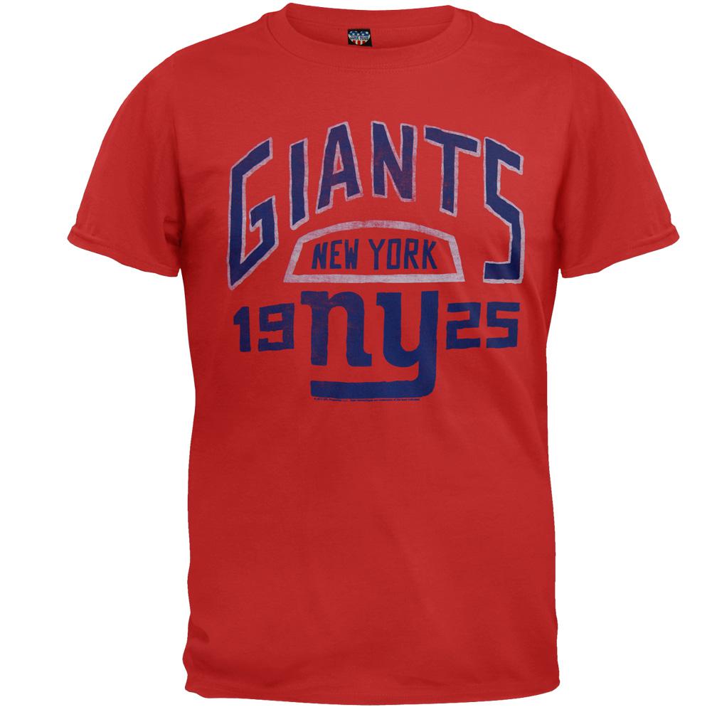 New York Giants - Kick-Off Soft T-Shirt Men's T-Shirts New York Giants SM Red