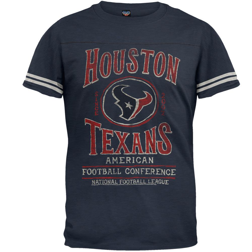 Houston Texans - Tailgate Jersey T-Shirt Men's T-Shirts Houston Texans LG Blue 