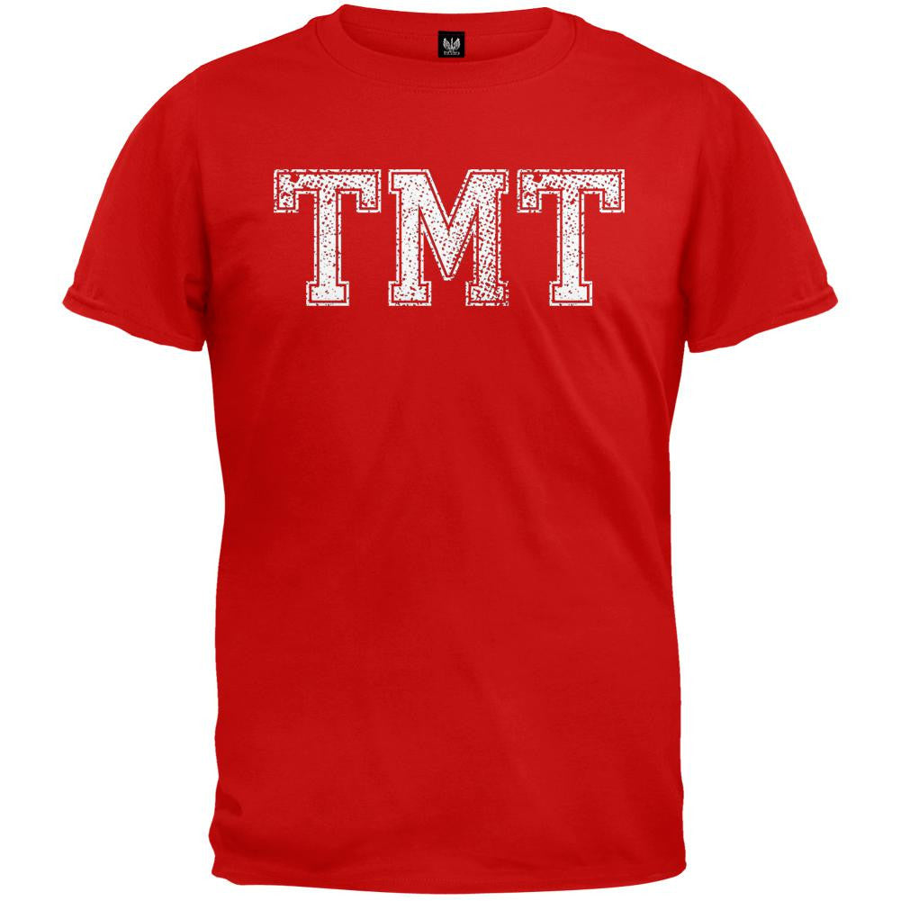 TMT Vintage Red Adult T-Shirt Men's T-Shirts Old Glory 2XL Red 