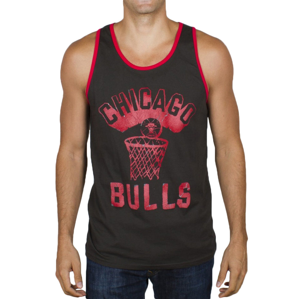 Chicago Bulls - Tip-Off Tank Top Men's Tank Tops Chicago Bulls 2XL Black 