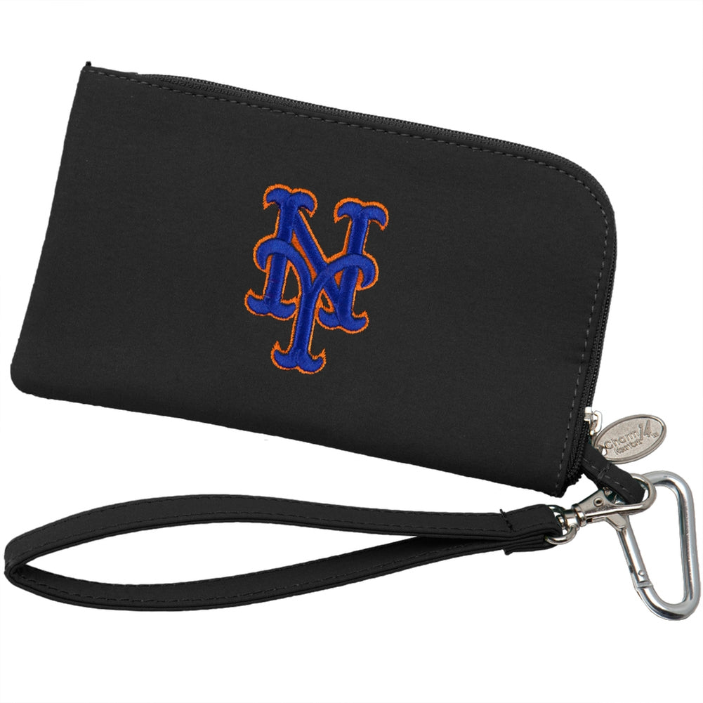 New York Mets - Logo Smartphone Wallet Smartphone Cases Old Glory OS Black 