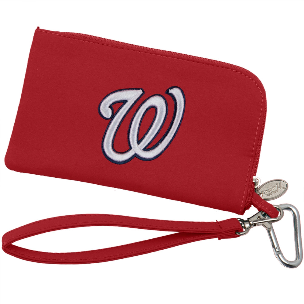 Washington Nationals - Logo Smartphone Wallet Smartphone Cases Old Glory OS Red 