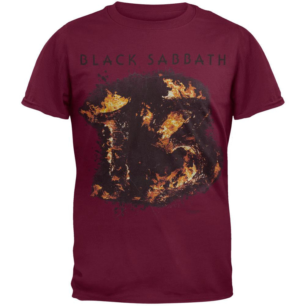 Black Sabbath - 13 T-Shirt Men's T-Shirts Black Sabbath SM Maroon 