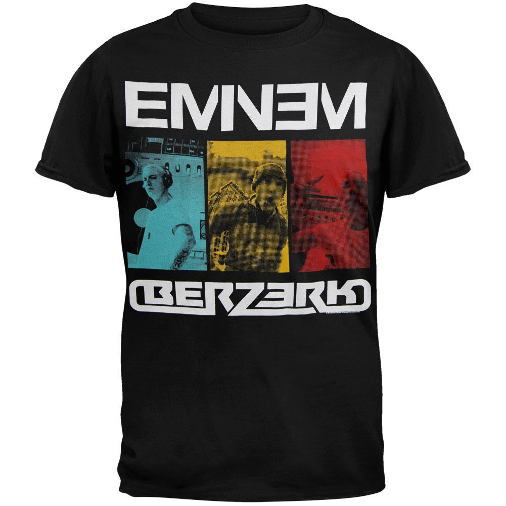 Eminem - Berzerk Frames T-Shirt Men's T-Shirts Eminem SM Black 