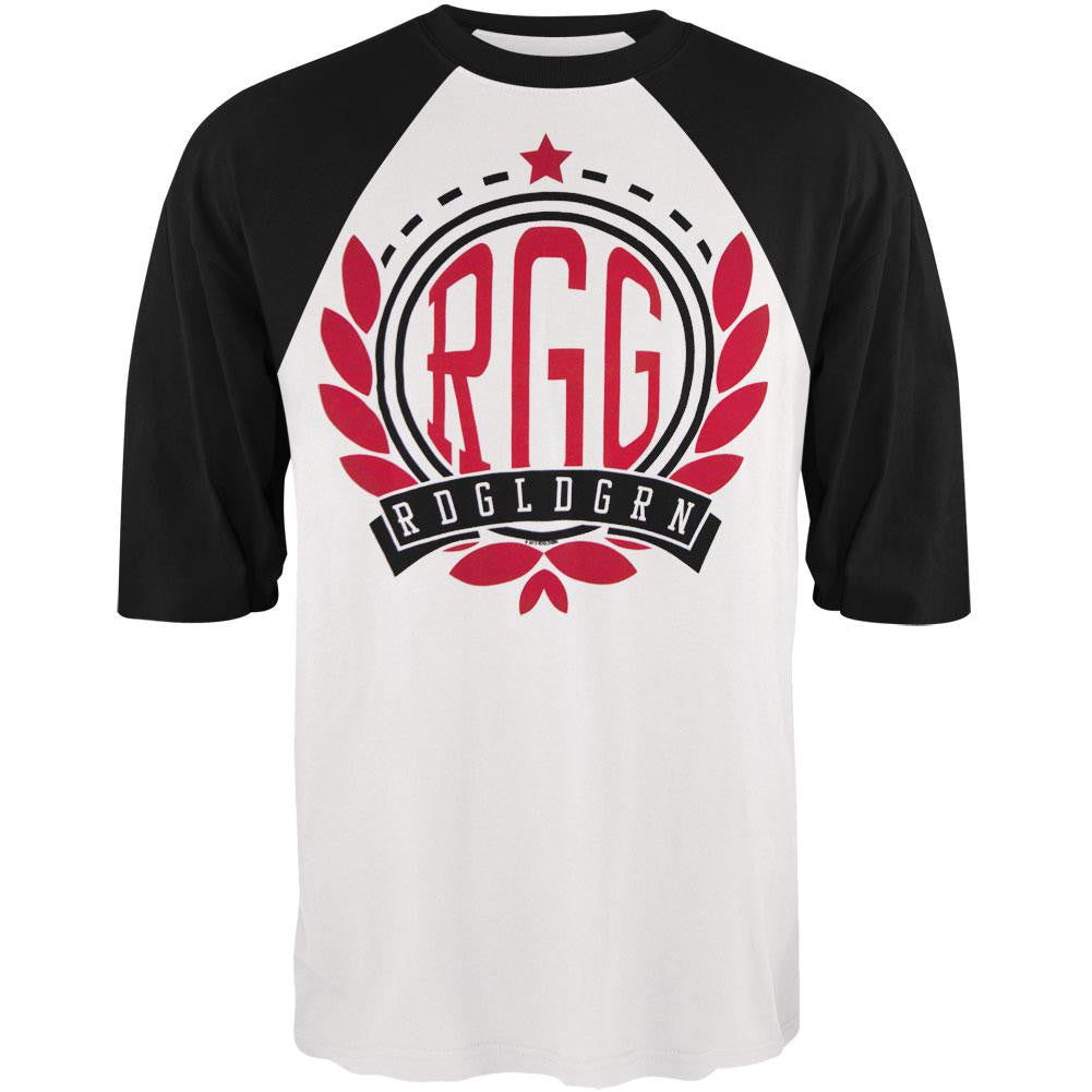 RDGLDGRN - Logo Raglan Men's Raglans Old Glory SM White 