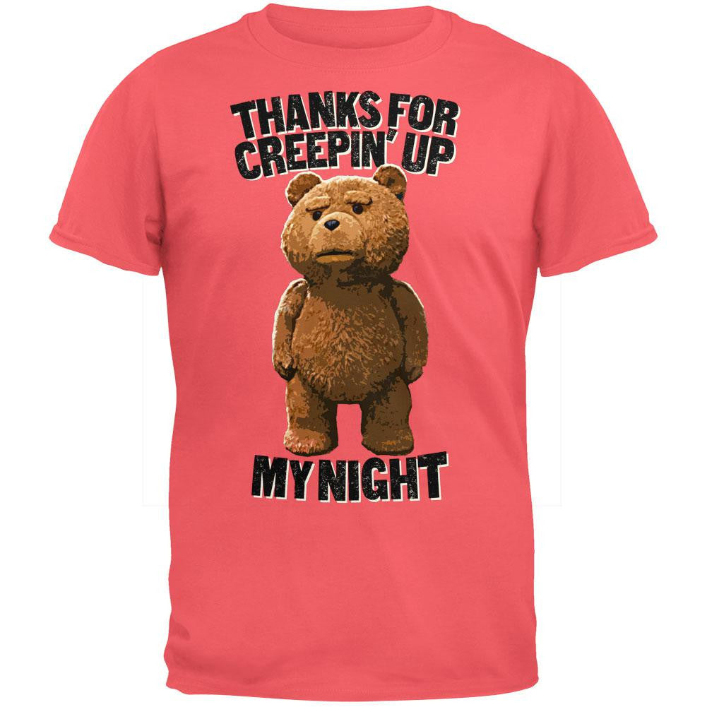 Ted - Thanks For Creepin Soft T-Shirt Men's T-Shirts Ted SM Red 