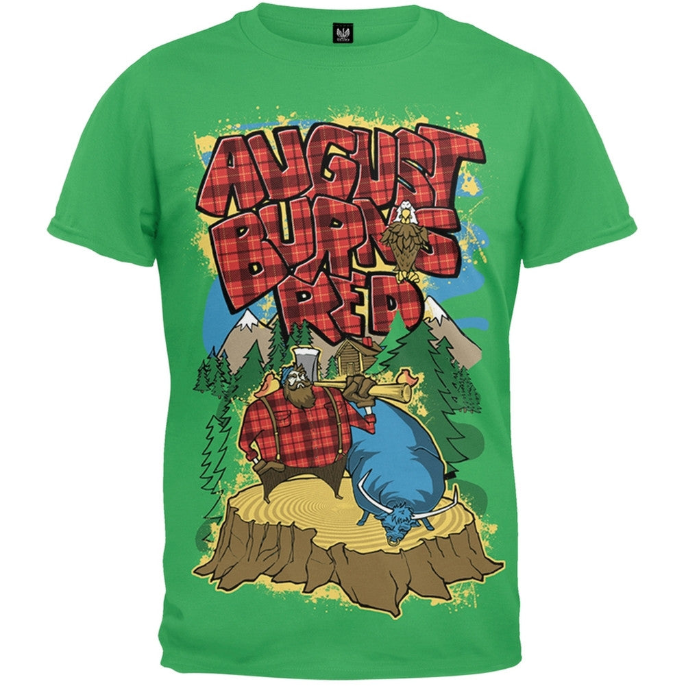 August Burns Red - Lumberjack Soft T-Shirt Men's T-Shirts August Burns Red SM Green 