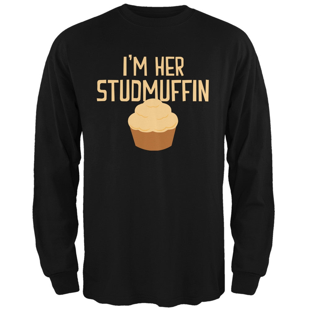 I'm Her Studmuffin White Adult Long Sleeve T-Shirt Men's Long Sleeves Old Glory   