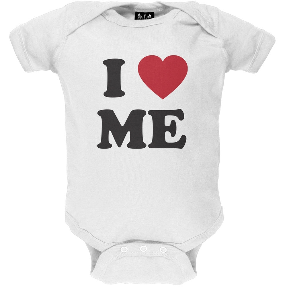 Valentine's Day - I Heart Me Baby One Piece Baby One Piece Old Glory   