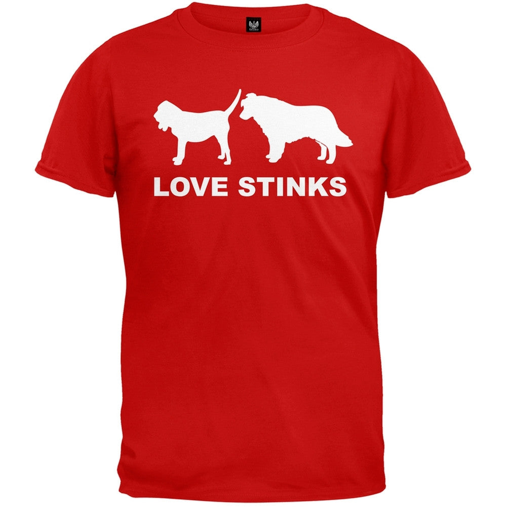 Love Stinks T-Shirt Men's T-Shirts Old Glory 2XL Red 