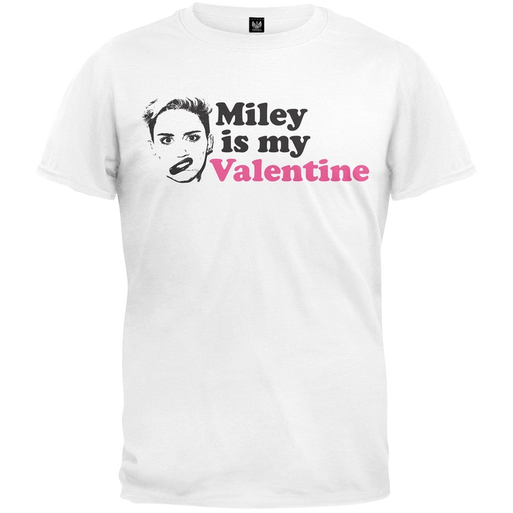 Miley is My Valentine T-Shirt Men's T-Shirts Old Glory   