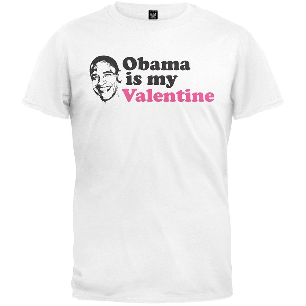 Obama is my Valentine T-Shirt Men's T-Shirts Old Glory   