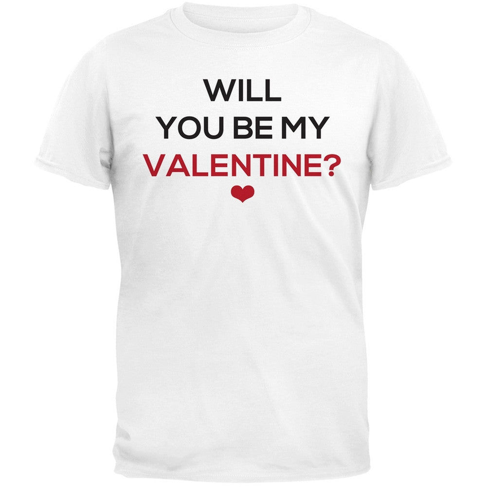 Will You Be My Valentine? T-Shirt Men's T-Shirts Old Glory   