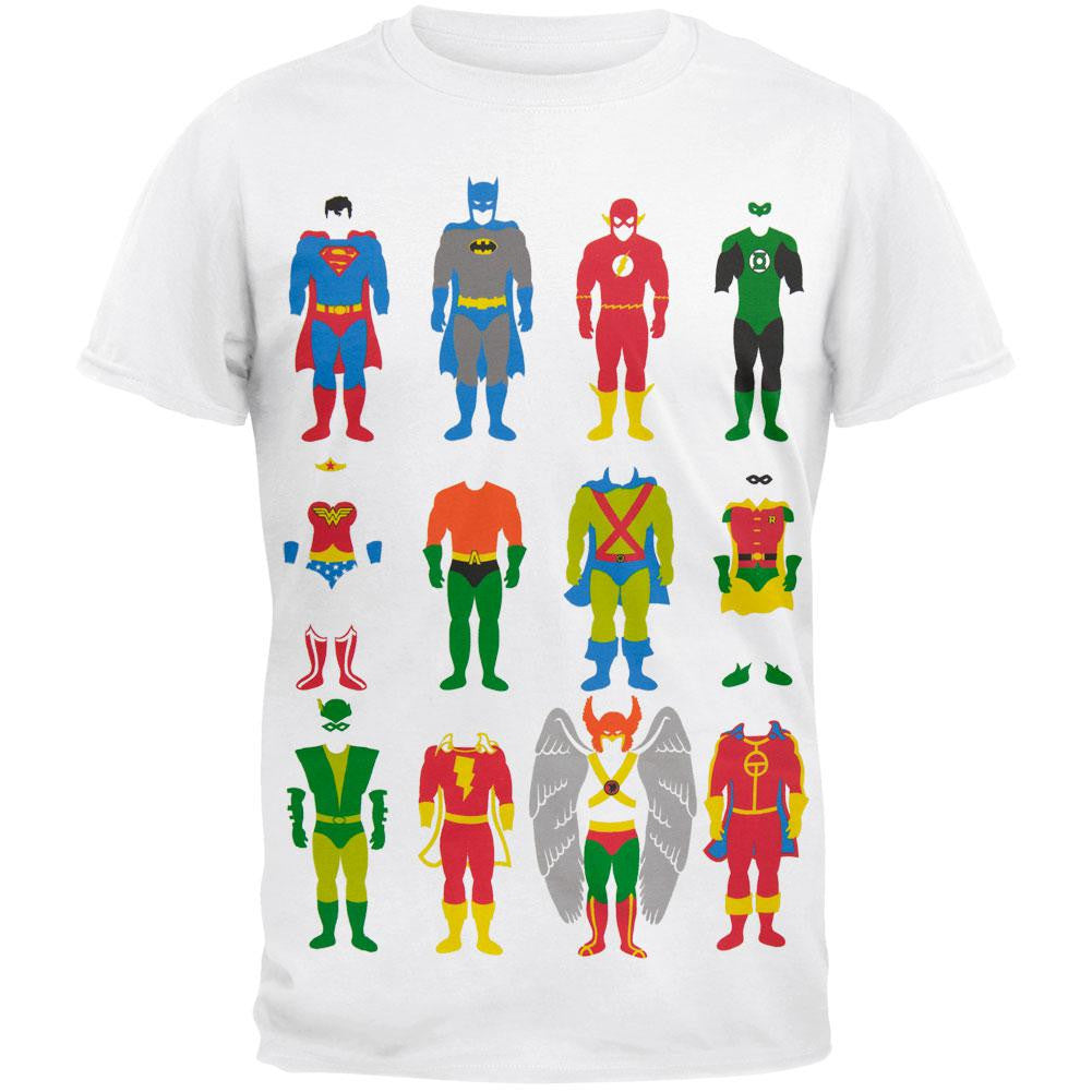 DC Comics - Clothes T-Shirt Men's T-Shirts DC Comics 2XL White 