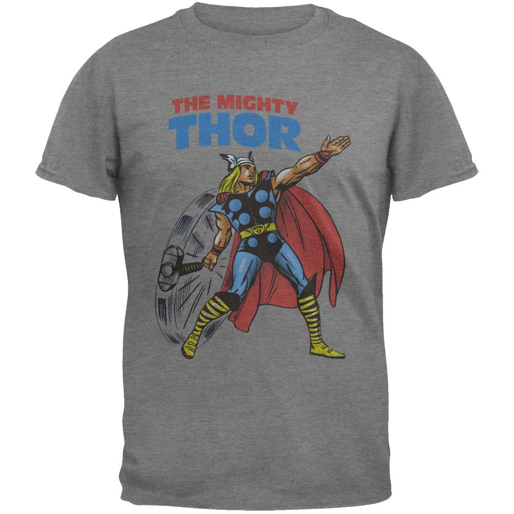 Thor - Journey Into Mystery Tri-Blend Soft T-Shirt Men's T-Shirts Thor 2XL Grey 