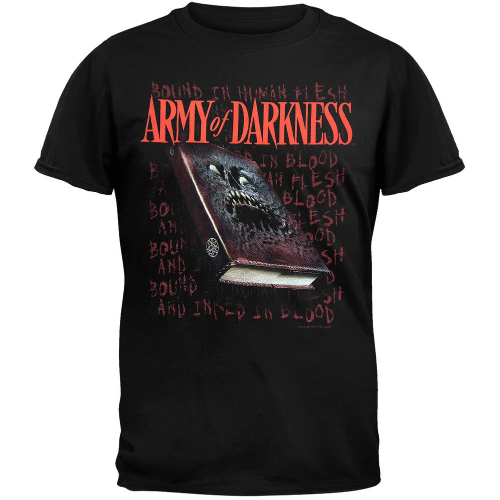 Army of Darkness - Necronomicon T-Shirt Men's T-Shirts Army of Darkness SM Black 