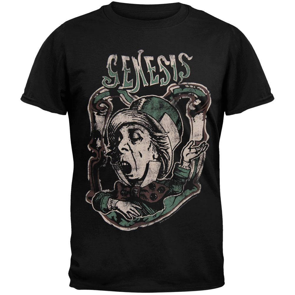 Genesis - Charisma Records Soft T-Shirt Men's T-Shirts Genesis 2XL Black 