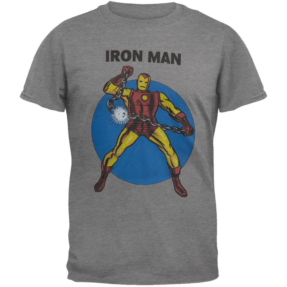 Iron Man - Unchained Tri-Blend Soft T-Shirt Men's T-Shirts Iron Man 2XL Grey 