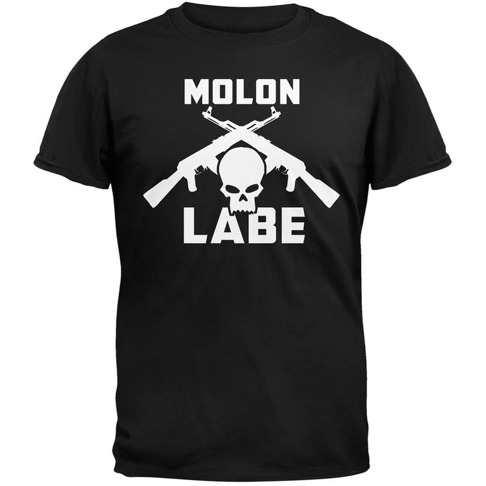 Molon Labe Crossed Guns T-Shirt Men's T-Shirts Old Glory   