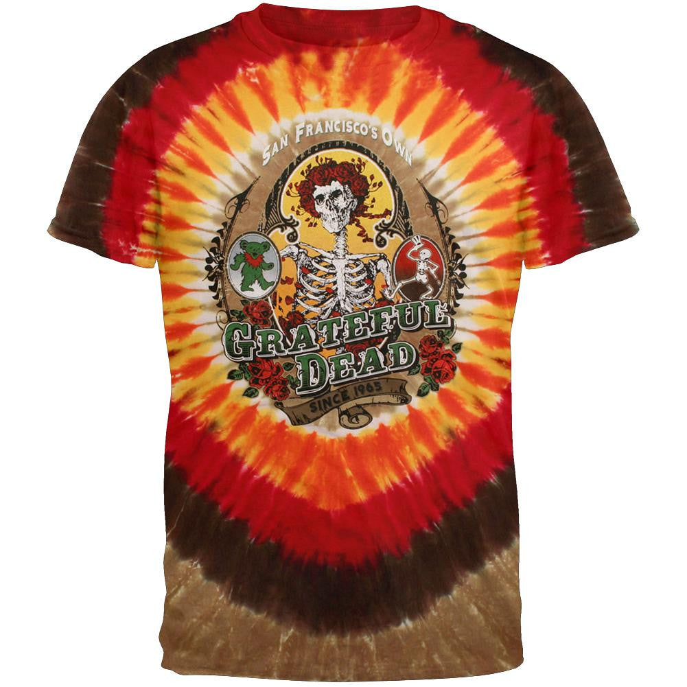 Grateful Dead - Bay Area Beloved Tie Dye T-Shirt Men's T-Shirts Grateful Dead MD Multi 