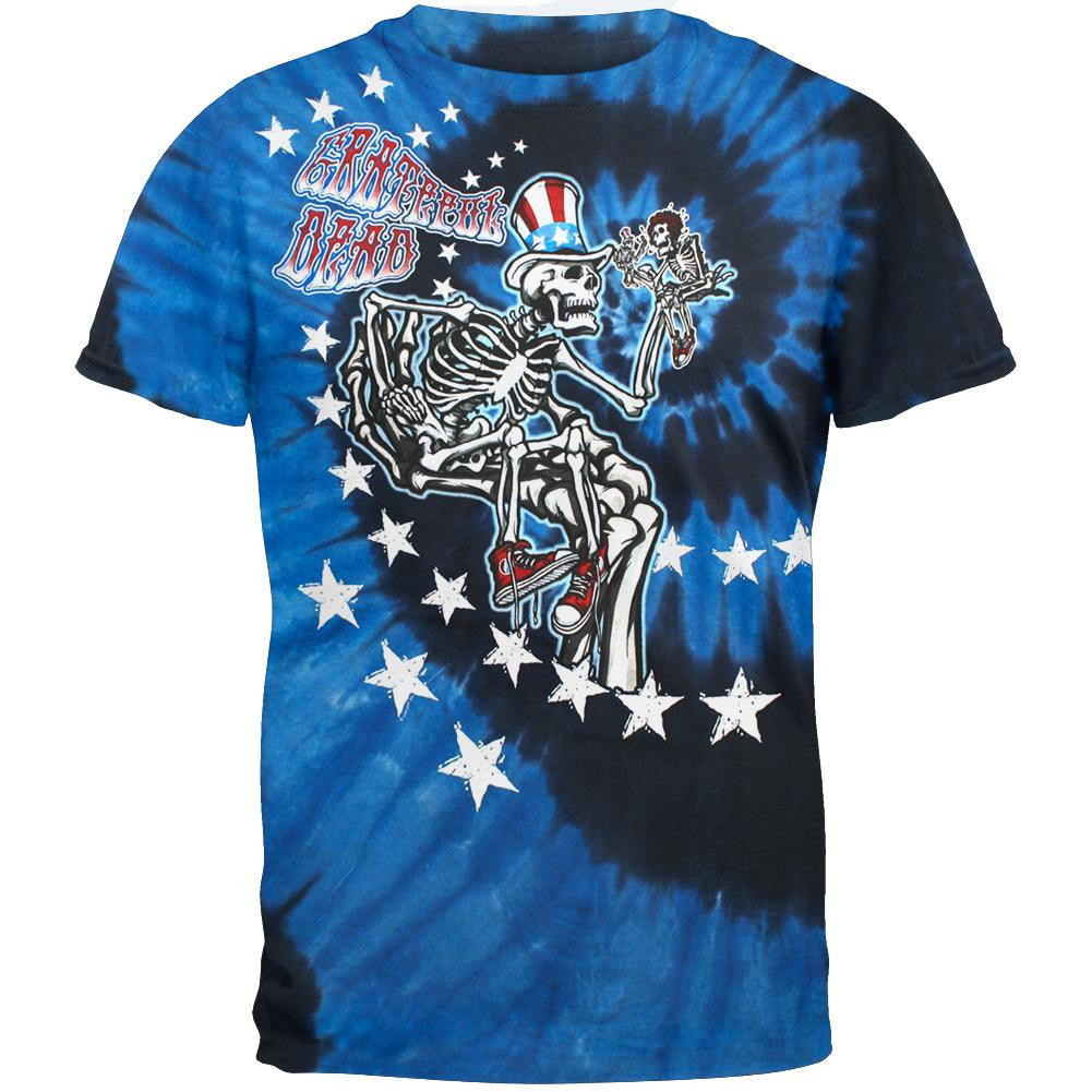 Grateful Dead - Uncle Sam I Am Tie Dye T-Shirt Men's T-Shirts Grateful Dead MD Multi 