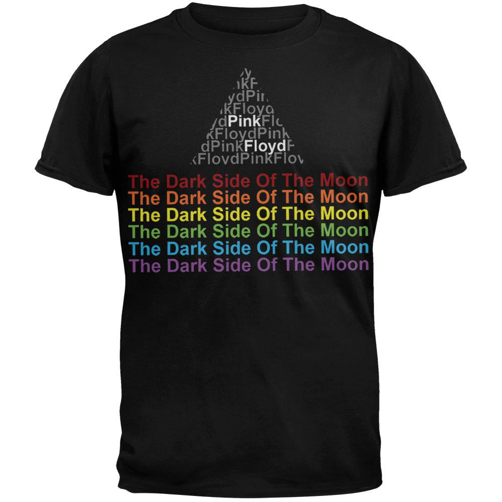 Pink Floyd - Dark Side of the Moon Test Soft T-Shirt Men's T-Shirts Pink Floyd 2XL Black 