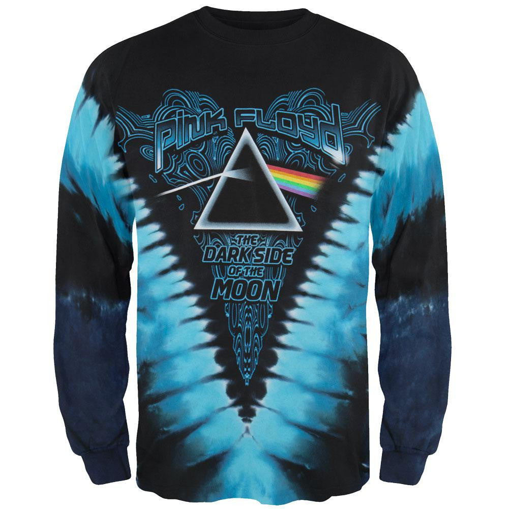 Pink Floyd - Dark Side of the Moon V-Dye Long Sleeve T-Shirt Men's Long Sleeves Pink Floyd MD Multi 