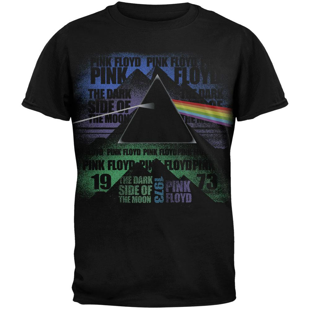 Pink Floyd - Dark Side Poster T-Shirt Men's T-Shirts Pink Floyd MD Black