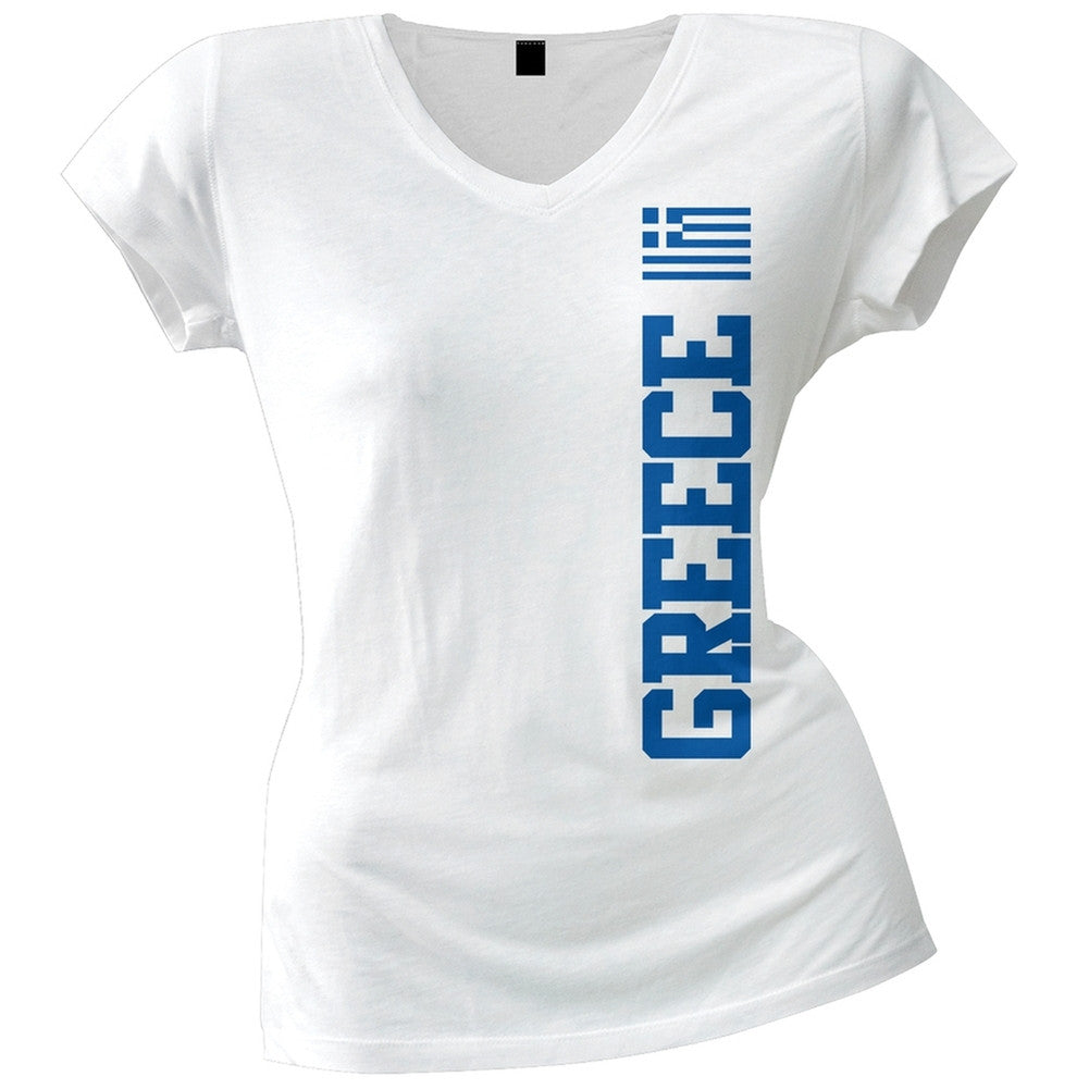 World Cup Greece Juniors V-Neck T-Shirt Juniors T-Shirts FIFA   