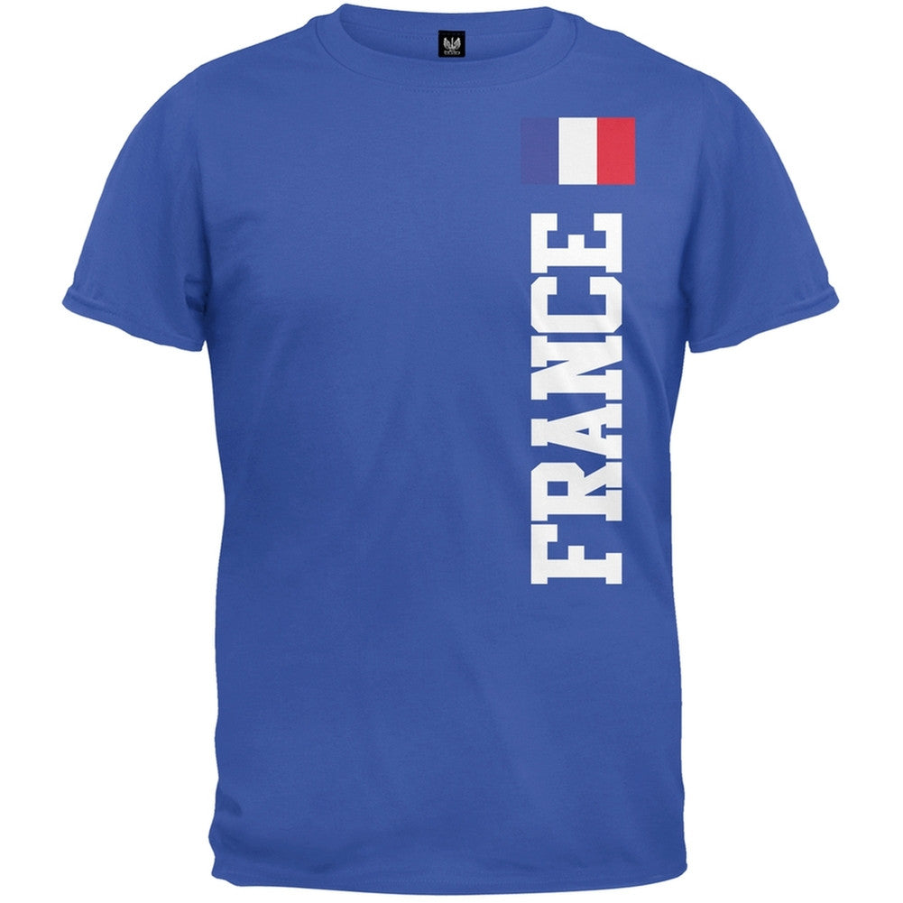 World Cup France T-Shirt Men's T-Shirts FIFA 2XL Blue 