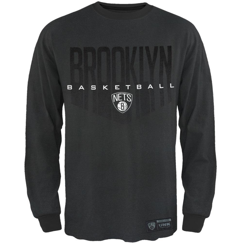 Brooklyn Nets - Straight Up Thermal Men's Thermals Brooklyn Nets SM Grey 