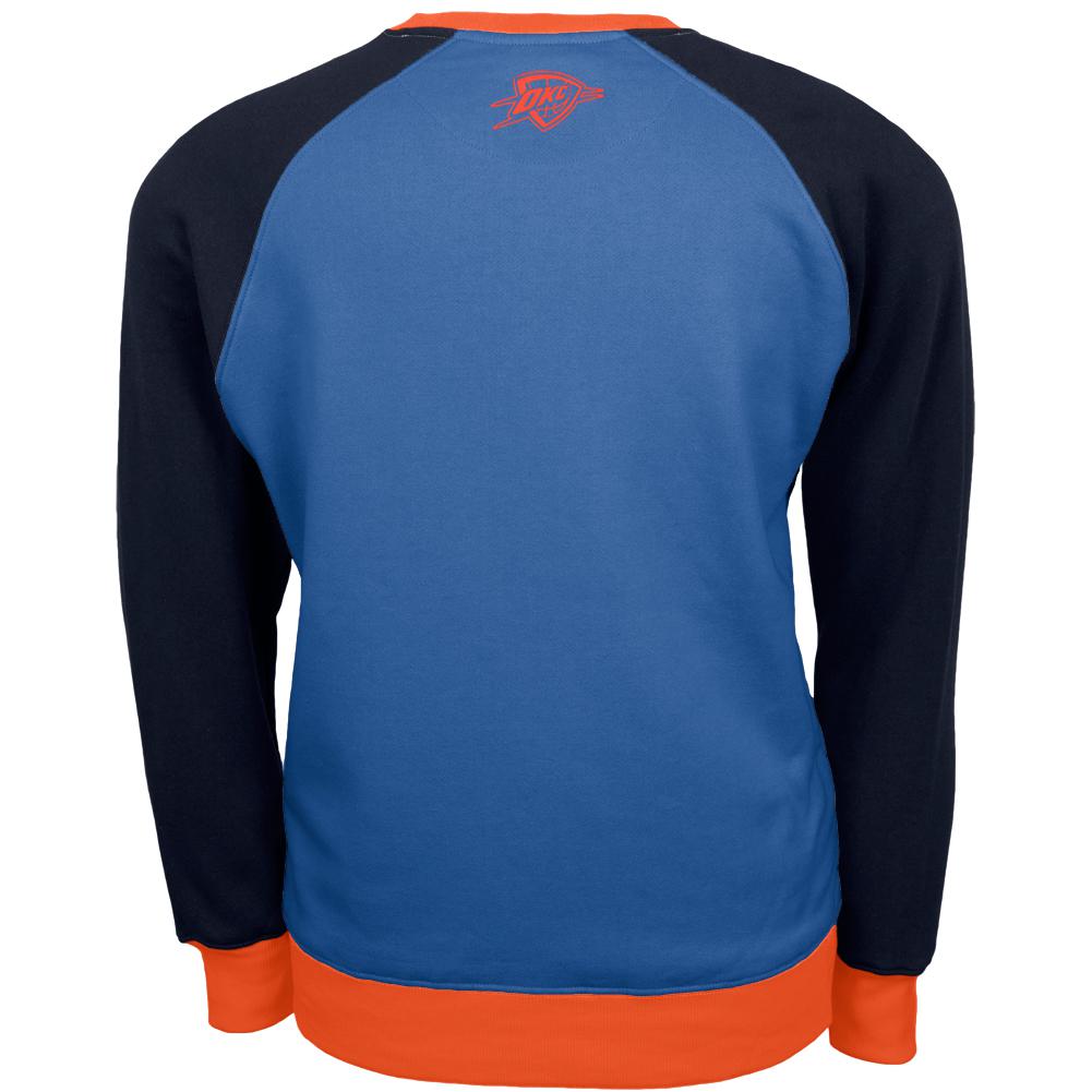 Oklahoma City Thunder - Creewz Crew Neck Sweatshirt Men's Sweatshirts Oklahoma City Thunder   