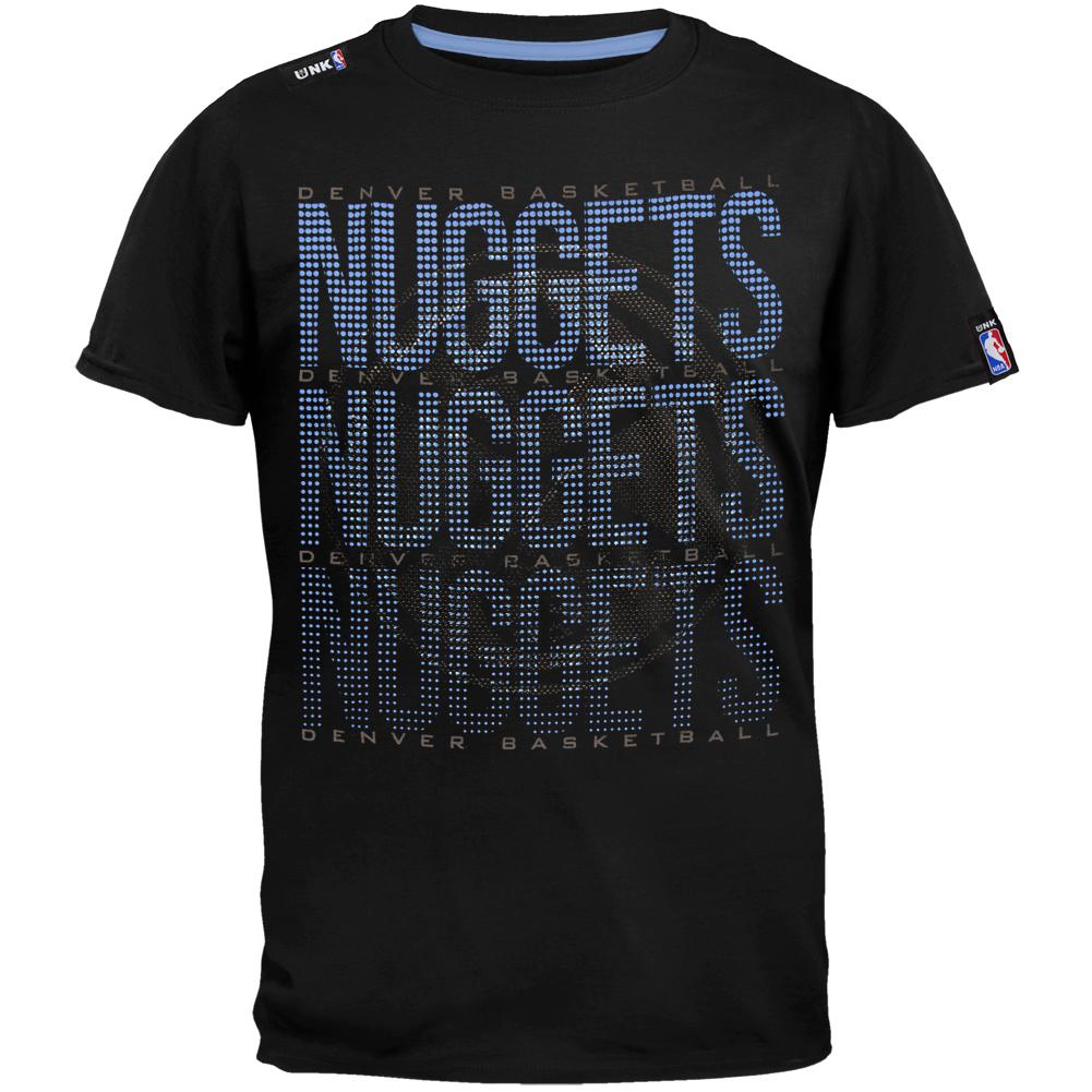 Denver Nuggets - Pinpoint T-Shirt Men's T-Shirts Denver Nuggets 2XL Black 