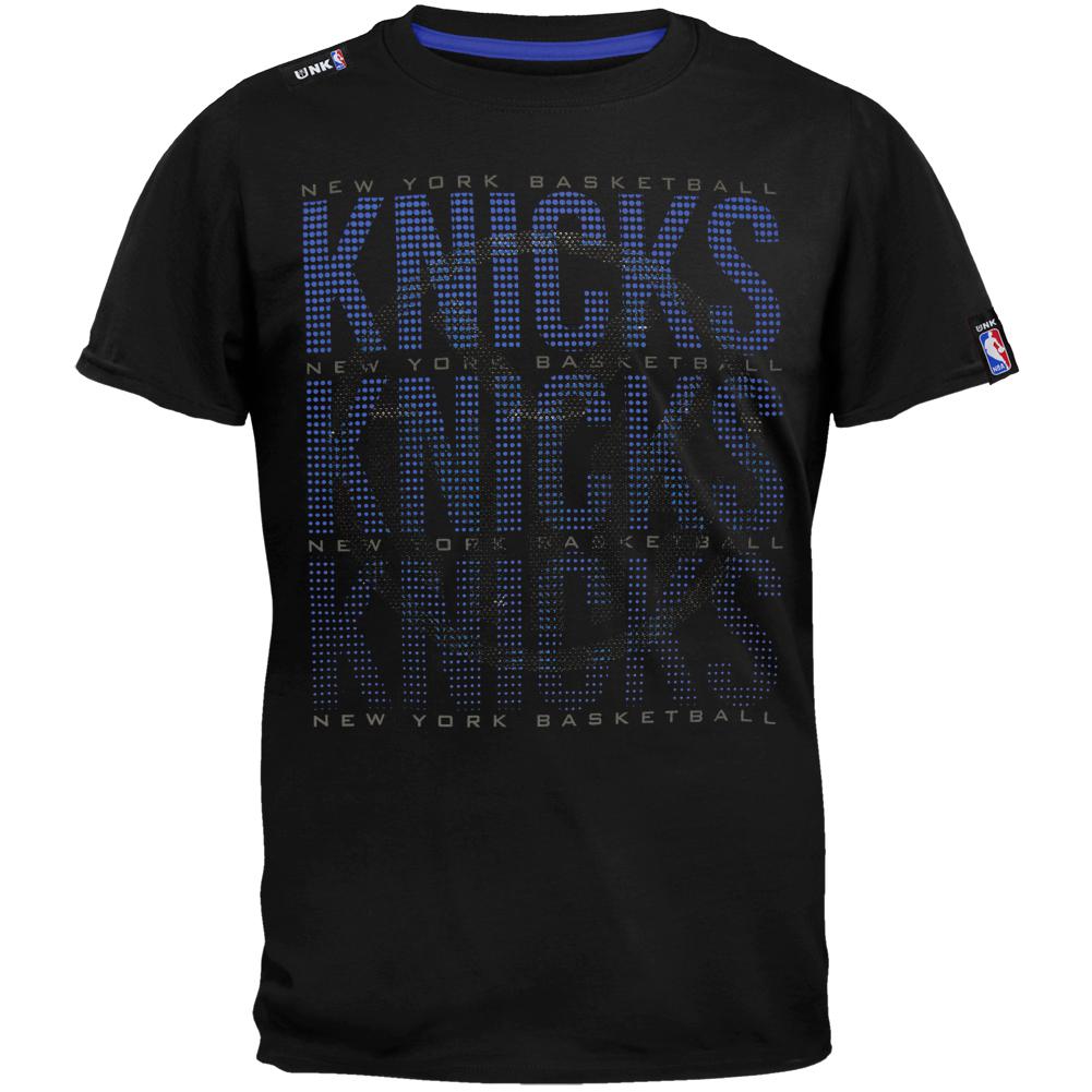 New York Knicks - Pinpoint T-Shirt Men's T-Shirts New York Knicks 2XL Black 