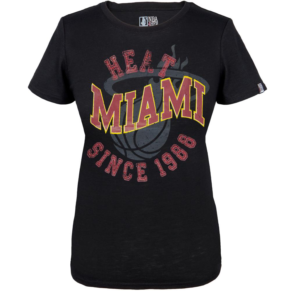 Miami Heat - Assist Juniors T-Shirt Juniors T-Shirts Miami Heat LG Black 