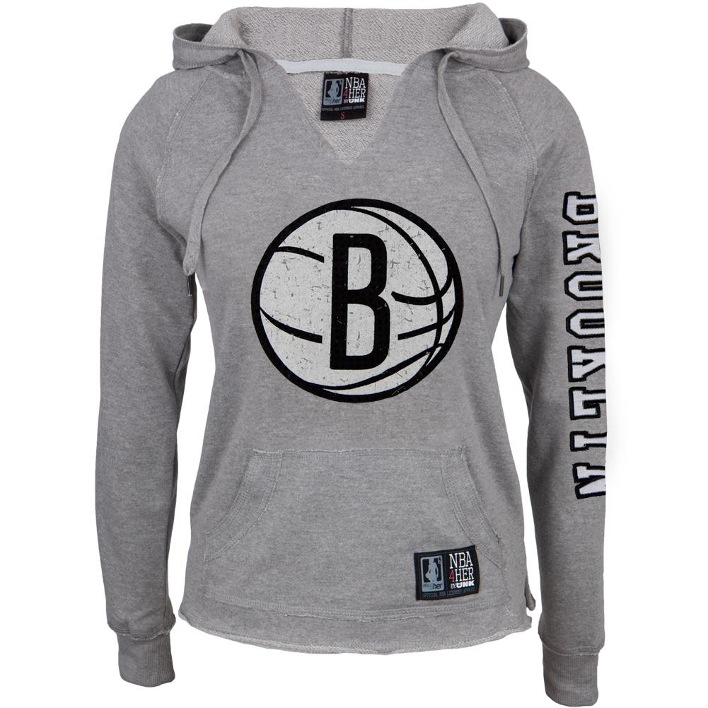 Brooklyn Nets - 6th Man Juniors Hoodie Juniors Hoodies Brooklyn Nets XL Grey 