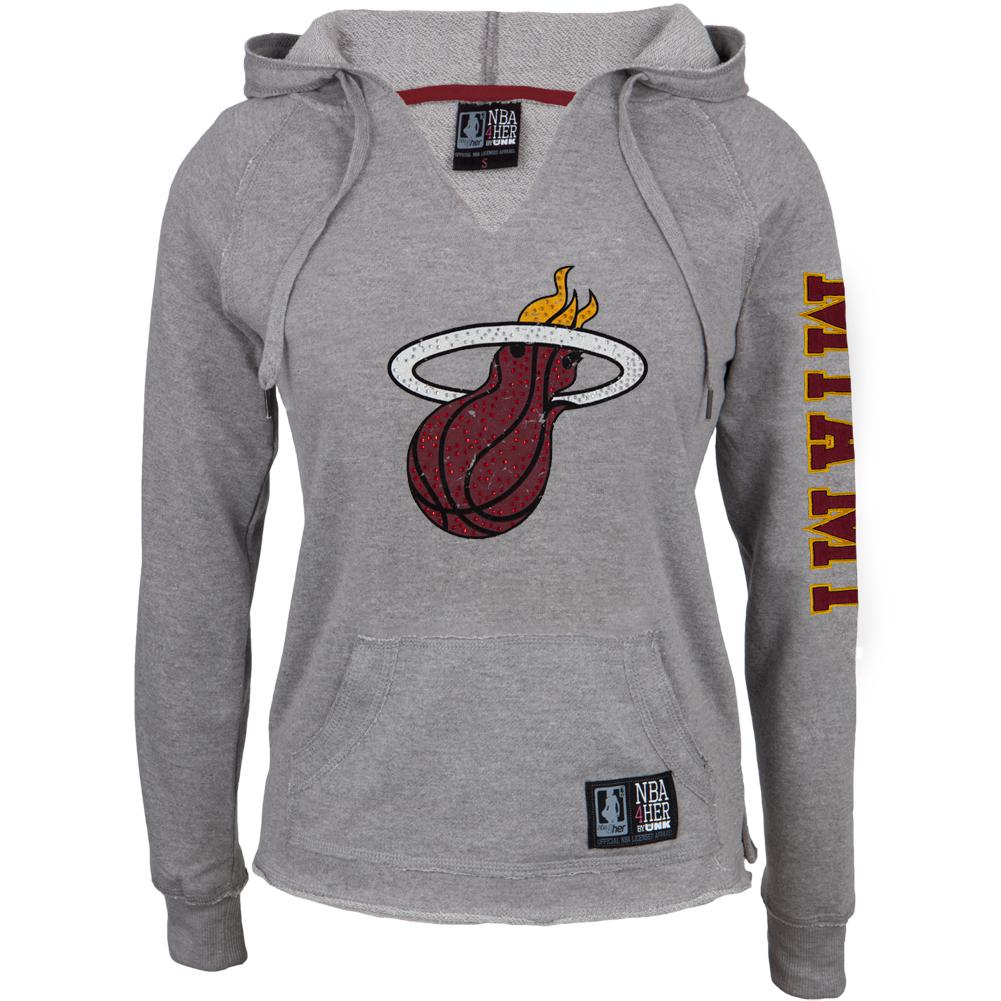 Miami Heat - 6th Man Juniors Hoodie Juniors Hoodies Miami Heat LG Grey 