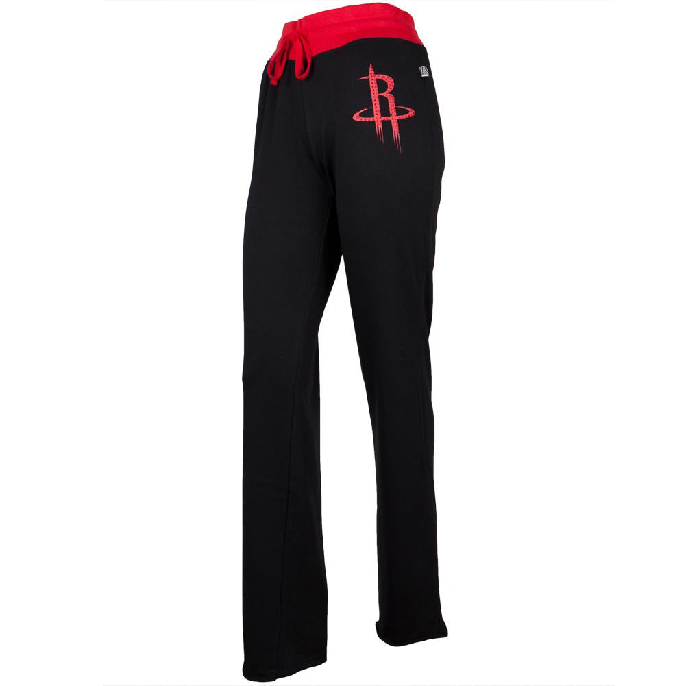 Houston Rockets - Game 7 Juniors Yoga Pants Women's Yoga Pants Houston Rockets LG Black 