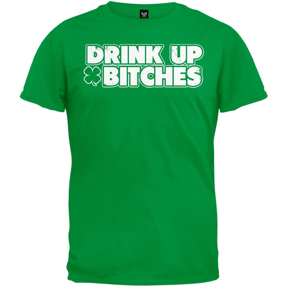 St. Patricks Day - Drink Up Bitches T-Shirt Men's T-Shirts Old Glory   