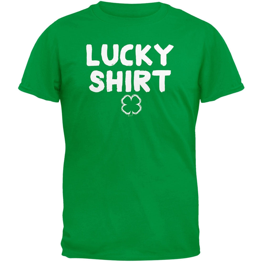 St. Patricks Day - Lucky Shirt T-Shirt Men's T-Shirts Old Glory 2XL Green 