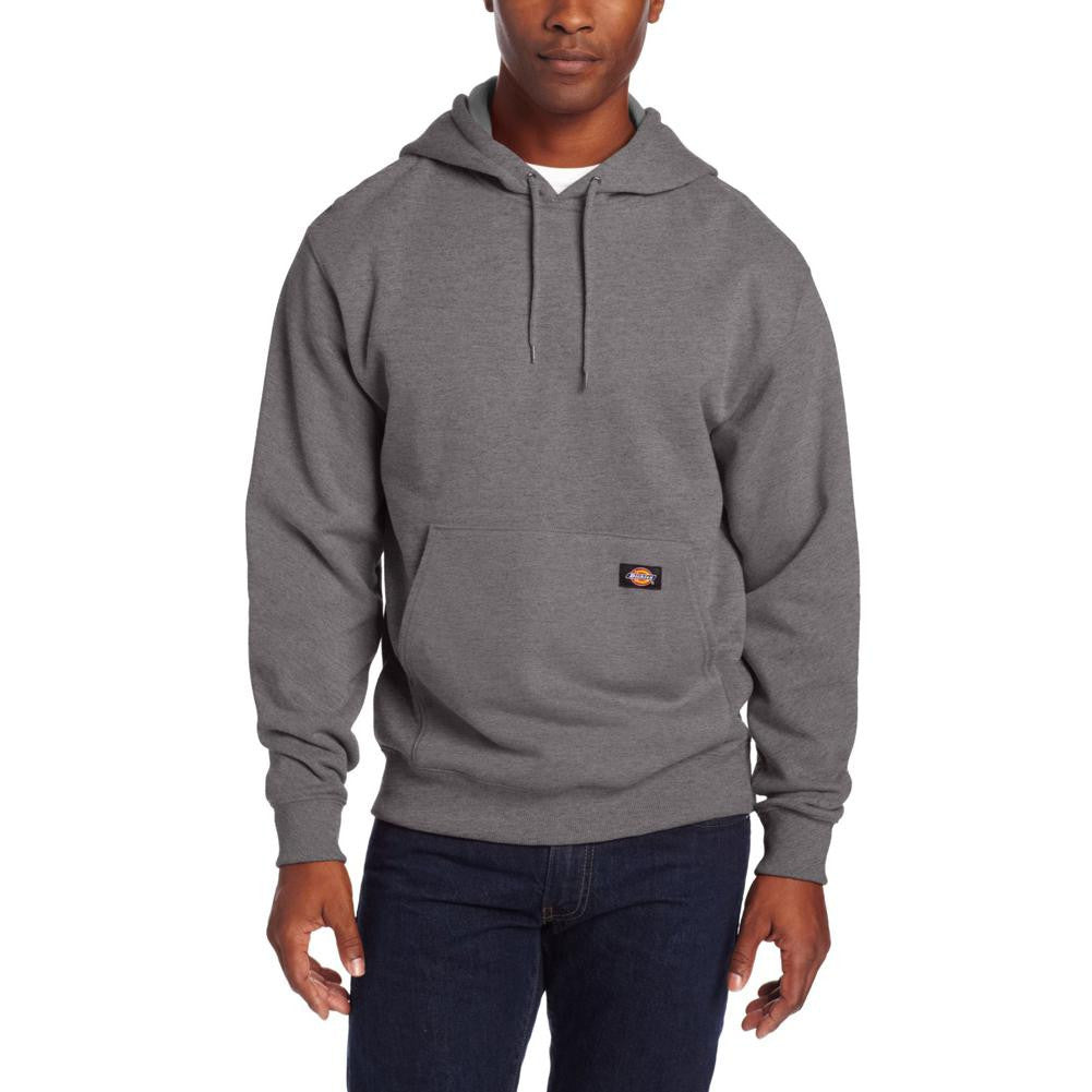 Dickies - 392 Dark Heather Midweight Pullover Hoodie Men's Hoodies Dickies LG Grey