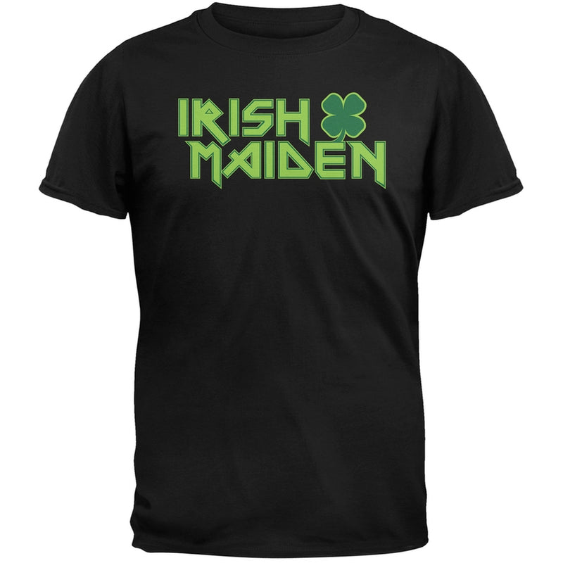 St. Patricks Day - Irish Maiden T-Shirt Men's T-Shirts Old Glory 3XL Black 