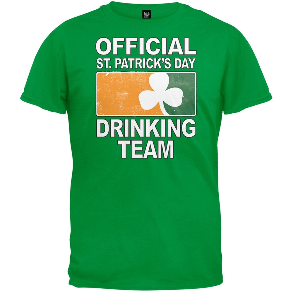 St. Patrick's Day Drinking Team Adult T-Shirt Men's T-Shirts Old Glory   