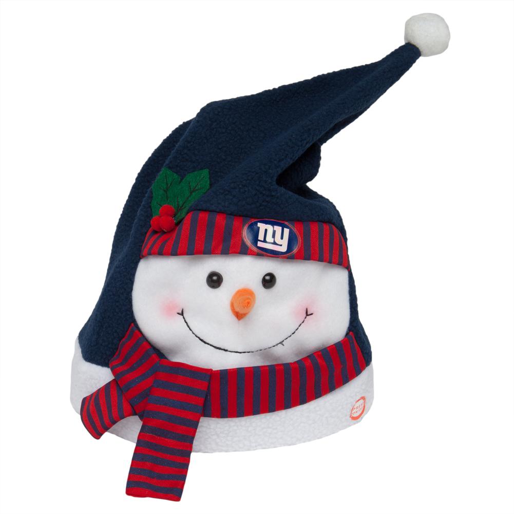 New York Giants - Snowman Musical Stocking Hat Adult Costumes Old Glory OS Multicoloured 