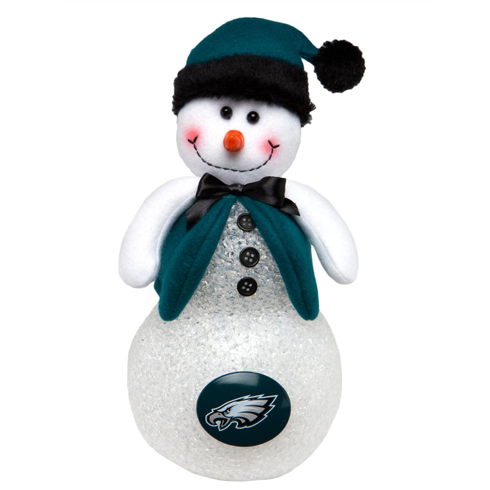 Philadelphia Eagles - Light-Up Tabletop Snowman Christmas Decorations Old Glory OS Multicoloured 