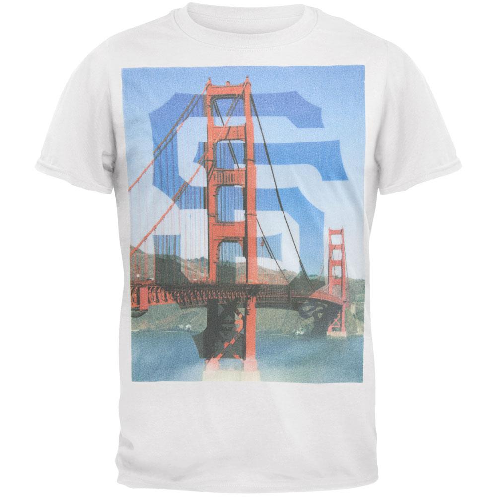 San Francisco Giants - Sinatra City Scene Soft T-Shirt Men's T-Shirts San Francisco Giants SM White 