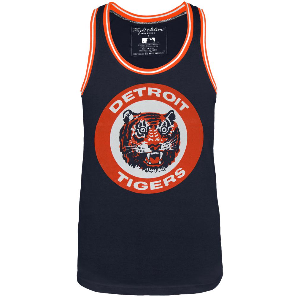 Detroit Tigers - Bazooka Tank Top Men's Tank Tops Detroit Tigers 2XL Blue