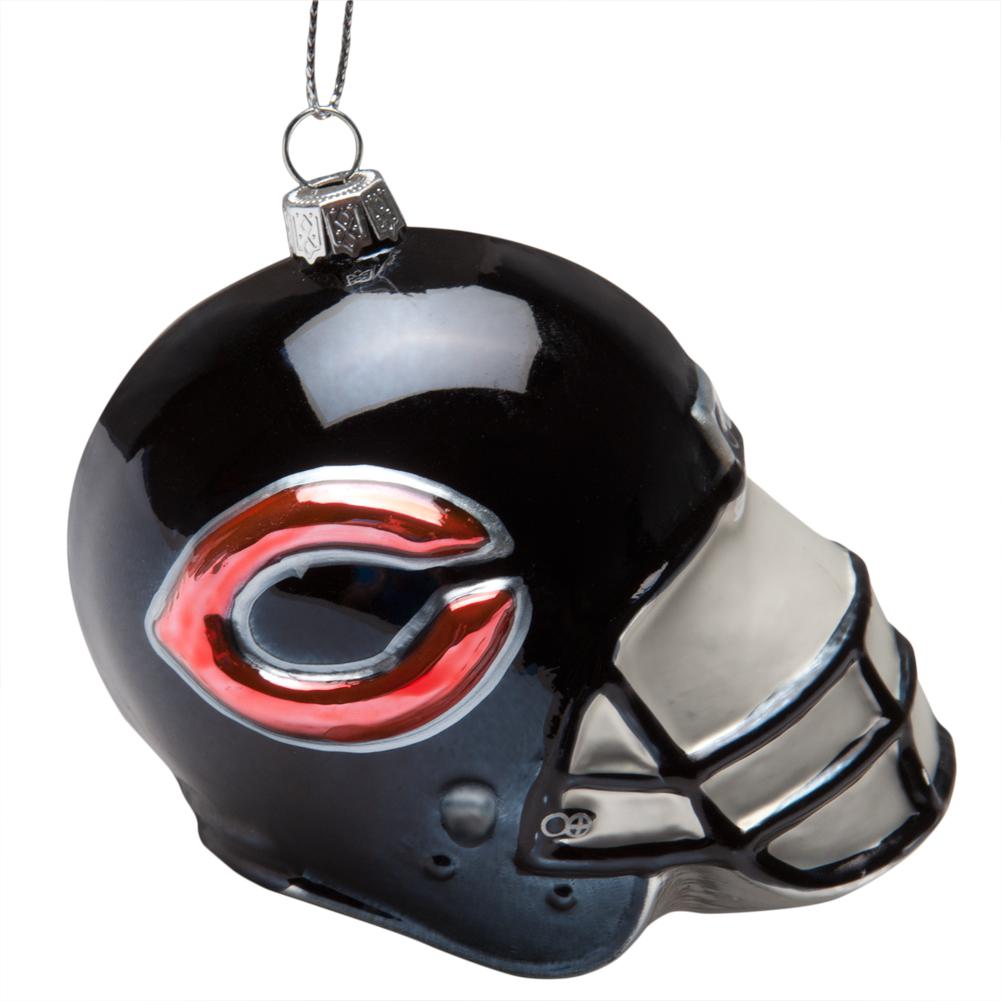 Chicago Bears - Glass Helmet Ornament Christmas Decorations Old Glory OS Multicoloured 