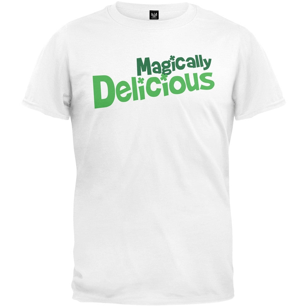 St. Patricks Day - Magically Delicious Adult T-Shirt Men's T-Shirts Old Glory   