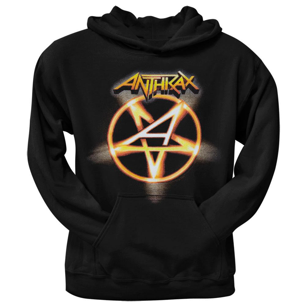 Anthrax - Worship Music Pullover Hoodie Men's Hoodies Anthrax SM Black 